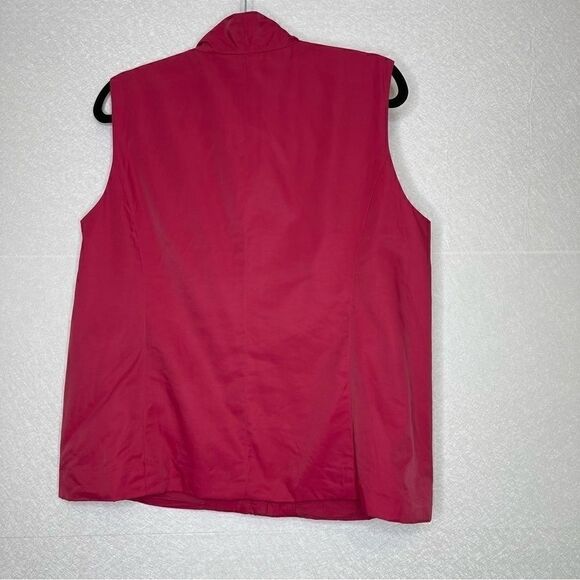 EILEEN Fisher Lightweight Nylon Zip Front Vest M - Picture 5 of 7